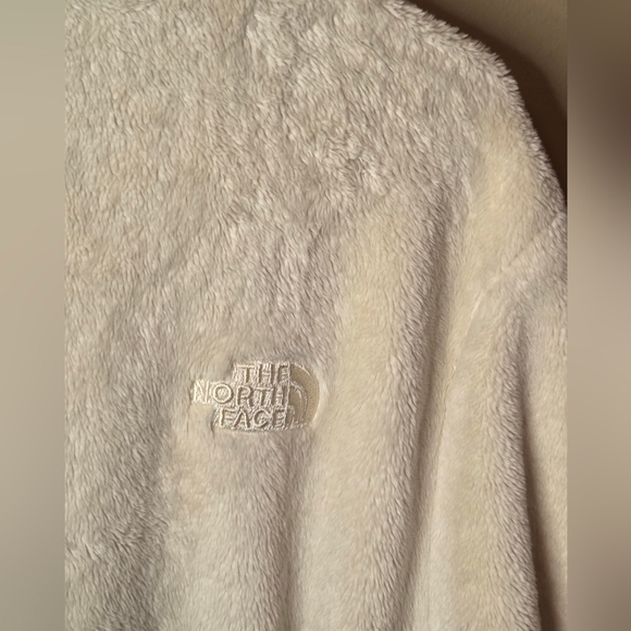 The North Face Osito Fleece Jacket Women's XL   LIKE NEW Off White - Picture 7 of 16